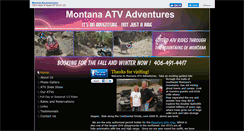 Desktop Screenshot of montana-atv-adventures.com